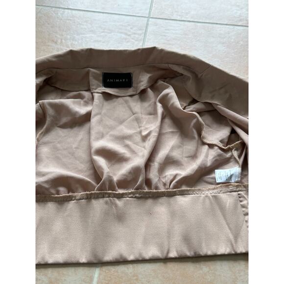 New ! VANDEVORT ANIMARI CROP Gigi Blazer Top-Sand‎ Women Size L - Picture 7 of 7